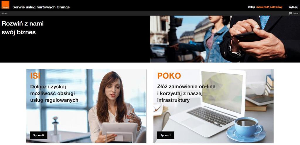 Po kliknięciu pojawi się kafelek z usługą Słupy OPL.