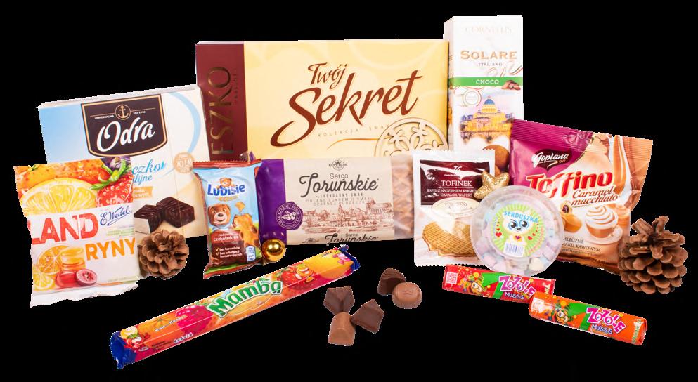 Zestaw nr 1 Wedel Landrynki 90g Odra Mleczko Familijne Waniliowe 400g Petitki Lubisie Z Czekoladą 30g Mieszko