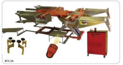 Autorobot B10 B - rama do powypadkowych napraw karoserii samochodowych jest mistrzem wszechstronności i możliwości przystosowania.