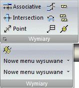Wymiary Advance posiada narzędzia do szybkiego tworzenia różnego rodzaju wymiarów. Wymiar współrzędnych wyświetla współrzędne X, Y wybranego punktu w określonym układzie współrzędnych.