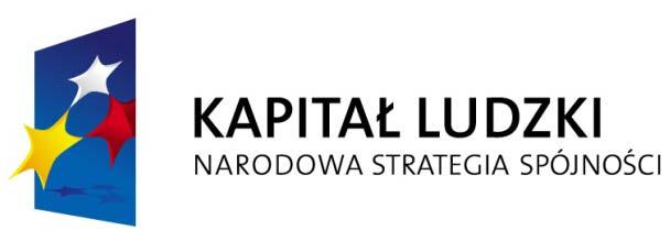 Plan działania na rok 20 PROGRAM OPERACYJNY KAPITAŁ LUDZKI INFORMACJE O INSTYTUCJI POŚREDNICZĄCEJ Numer i nazwa Priorytetu Instytucja Pośrednicząca Adres korespondencyjny IX.