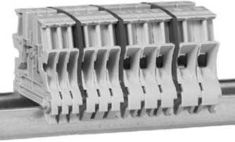 montażu Stała siła docisku Dopuszczalne przekroje przewodów: od 0,5 mm² do 6 mm² z