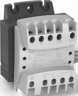 IPx dla transformatorów do 450 V (0 V dla transformatorów o napięciu na uzwojeniu wtórnym /4 V), IK04.