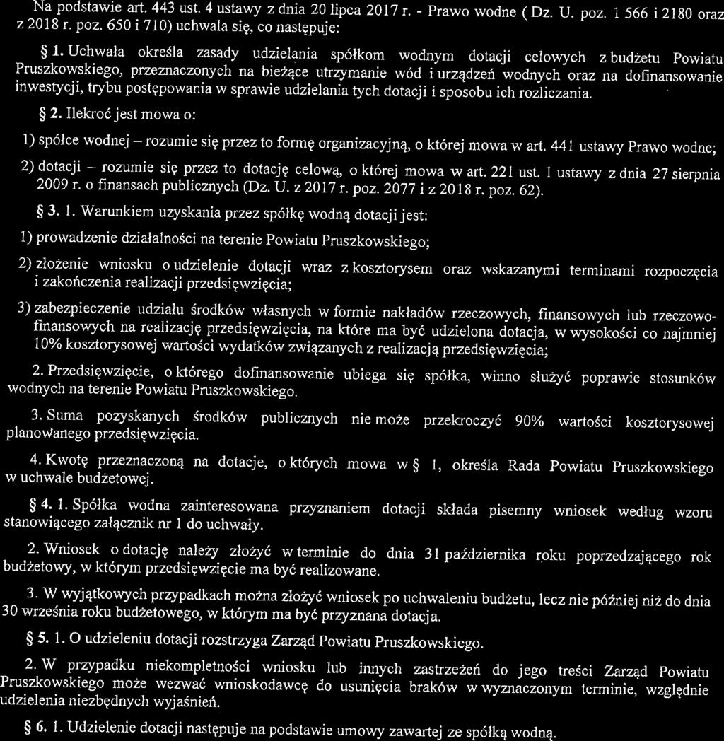 br' 'lg Projekt Ki e ruj ę na Zarząd UCllWAŁA NR...-.'-''-'.'''-. RADY PONVIATU PRUSZKOWSKIEGO 4...}. ''%:A CZtONEfżAKZĄnu -Jn-«,.