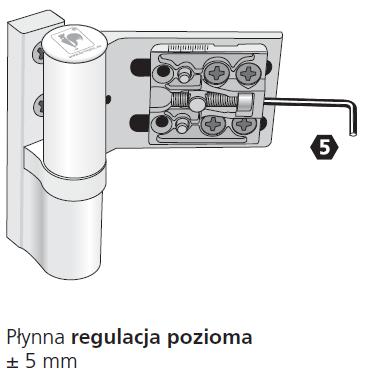 dokręcić zamontowaną śrubę zabezpieczającą