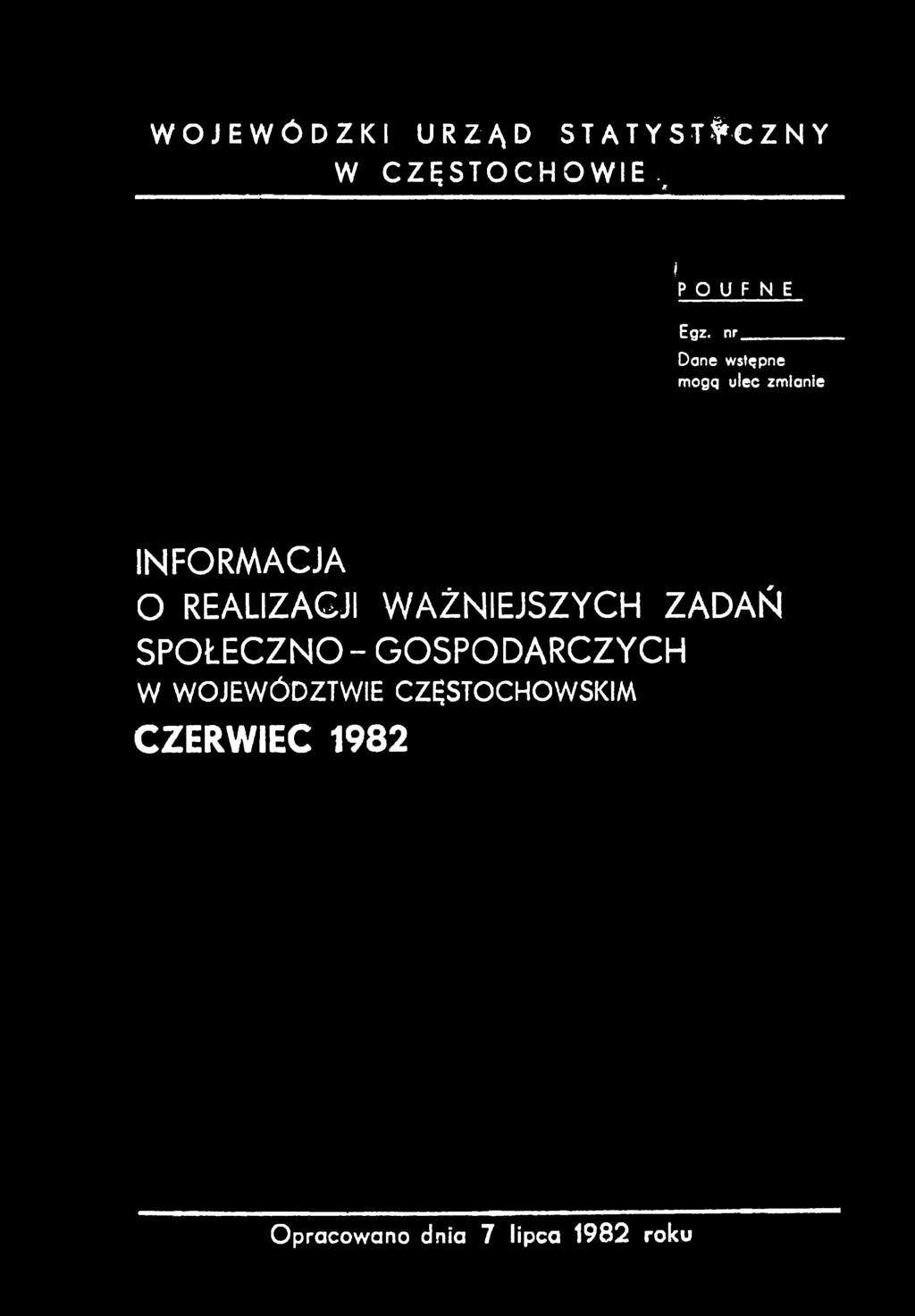 SPOŁECZNO-GOSPODARCZYCH W WOJEWÓDZTWE