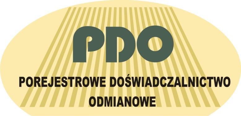 Żyto ozime STACJA DOŚWIADCZALNA OCENY ODMIAN W CHRZĄSTOWIE KUJAWSKO-POMORSKI OŚRODEK