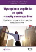 Dodatkowo w książce wzory przydatnych dokumentów: umowa spółki, wzory uchwał, zaproszeń na zgromadzenia, protokołów, wniosków sądowych także w edytowalnej wersji w formacie MS Word. 204 str.