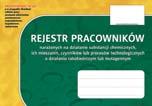 A4 cena 30,00 zł + 23% VAT symbol BR102 Rejestr ułatwia prowadzenie ewidencji oraz kontrolę terminów przeprowadzania profilaktycznych badań wszystkich pracowników.