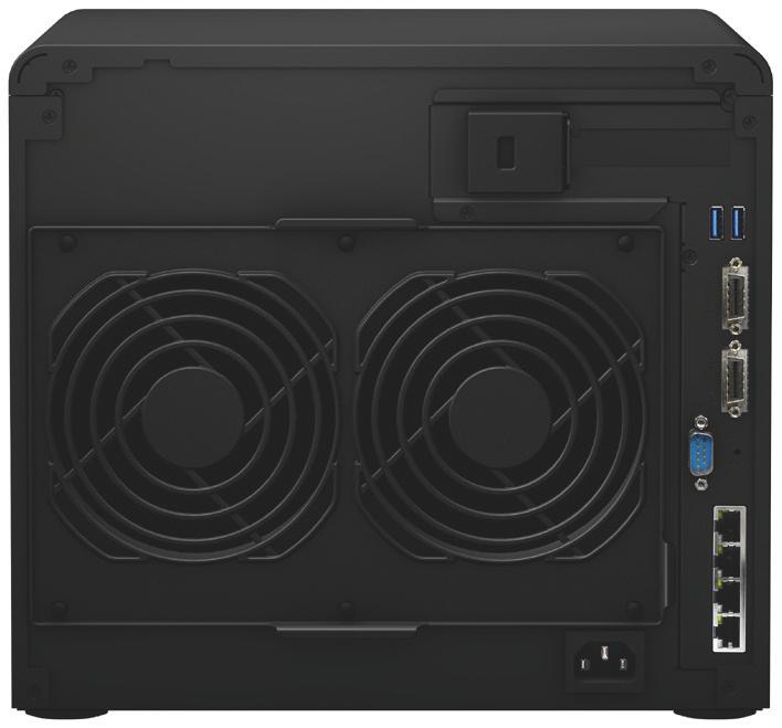 0 8 Gniazdo rozszerzenia 9 Przycisk RESET 10 Port 1GbE RJ-45 11 Wentylator obudowy 12 Gniazdo zasilania Specyfikacja techniczna Sprzęt CPU Czterordzeniowy procesor Intel Xeon D-1527 2,2GHz z