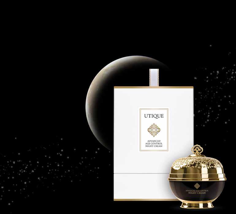 70 71 UTIQUE KREM NA DZIEŃ ROYAL PERFECTION ROYAL PERFECTION DAY CREAM 50 ml 502026 799,00 PLN 15 980,00 PLN / 1 l ZAAWANSOWANY KREM NA NOC AGE CONTROL ADVANCED AGE CONTROL NIGHT CREAM 50 ml 502027