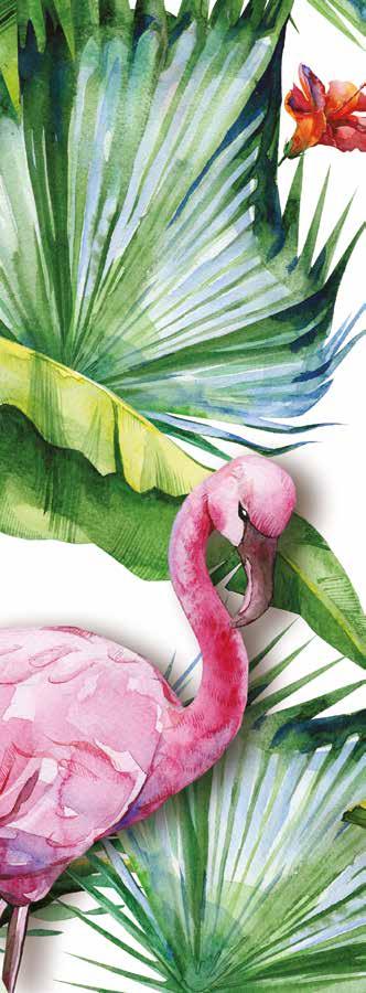 48 49 UTIQUE FLAMINGO to zapach nieodkrytego raju. Kwintesencja niewinności i klasy. Jest niczym cudowna, barwna opowieść.