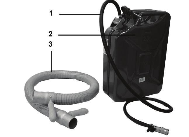 Opis generatora prądotwórczego 808/1308 DBG ES (FS) DIN Super Silent Widok ogólny agregatu prądotwórczego 3.1.4 Elementy wyposażenia dodatkowego 3.1.4.1 Standardowe wyposażenie dodatkowe rys.