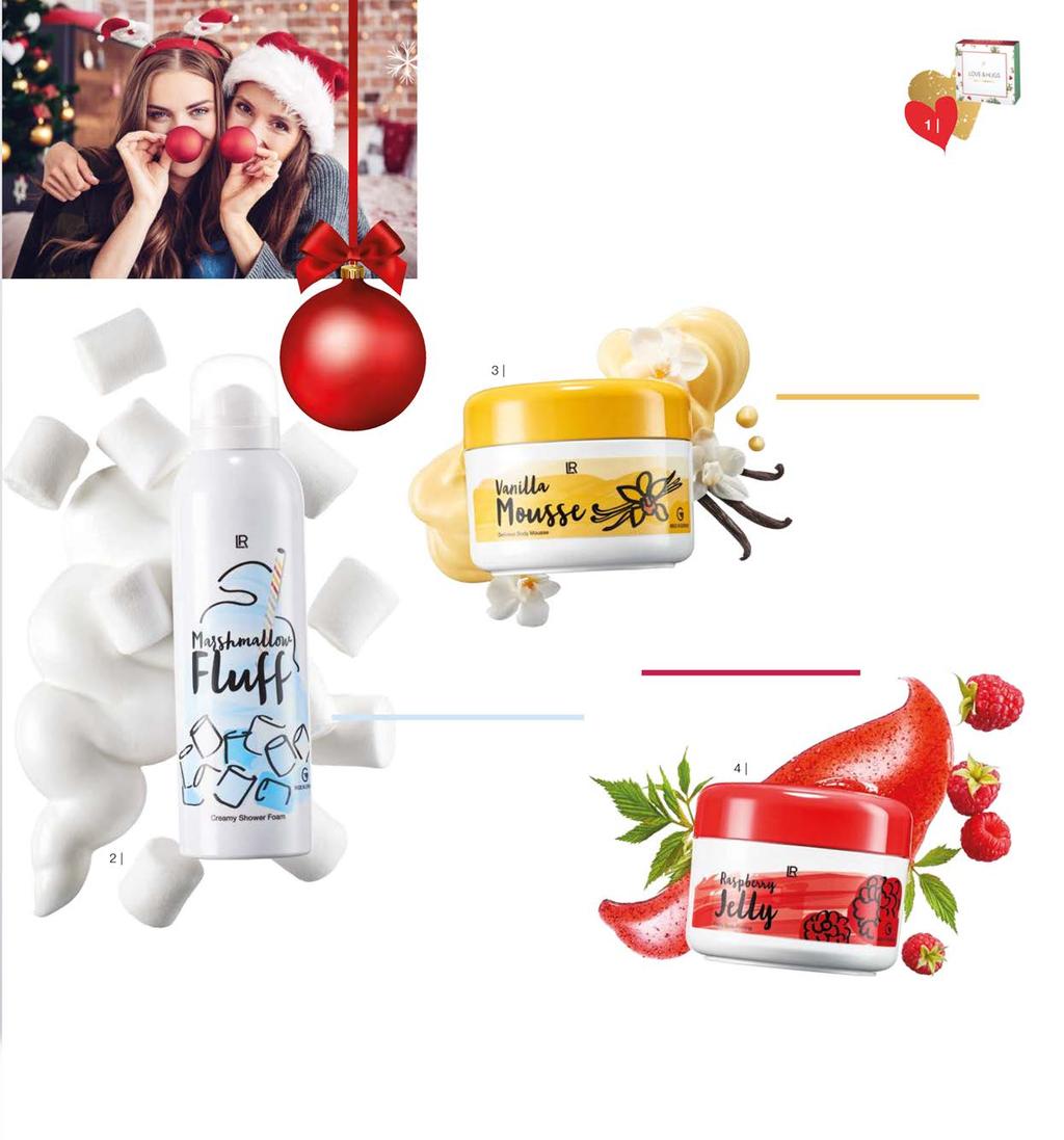 Limitowana seria LR Yummy Body PIELĘGNACJA TAK APETYCZNA JAK PYSZNY DESER! Kto z nas oprze się aromatowi śmietankowej pianki, soczystych malin i wanilii?