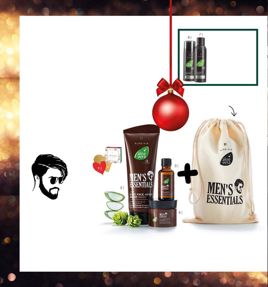 DLA PRAWDZIWYCH FACETÓW LR ALOE VIA Aloe Vera Men's Essentials MĘSKIE NIEZBĘDNIKI: NIC DODAĆ, NIC UJĄĆ Szukasz idealnego prezentu dla partnera, brata lub szwagra?