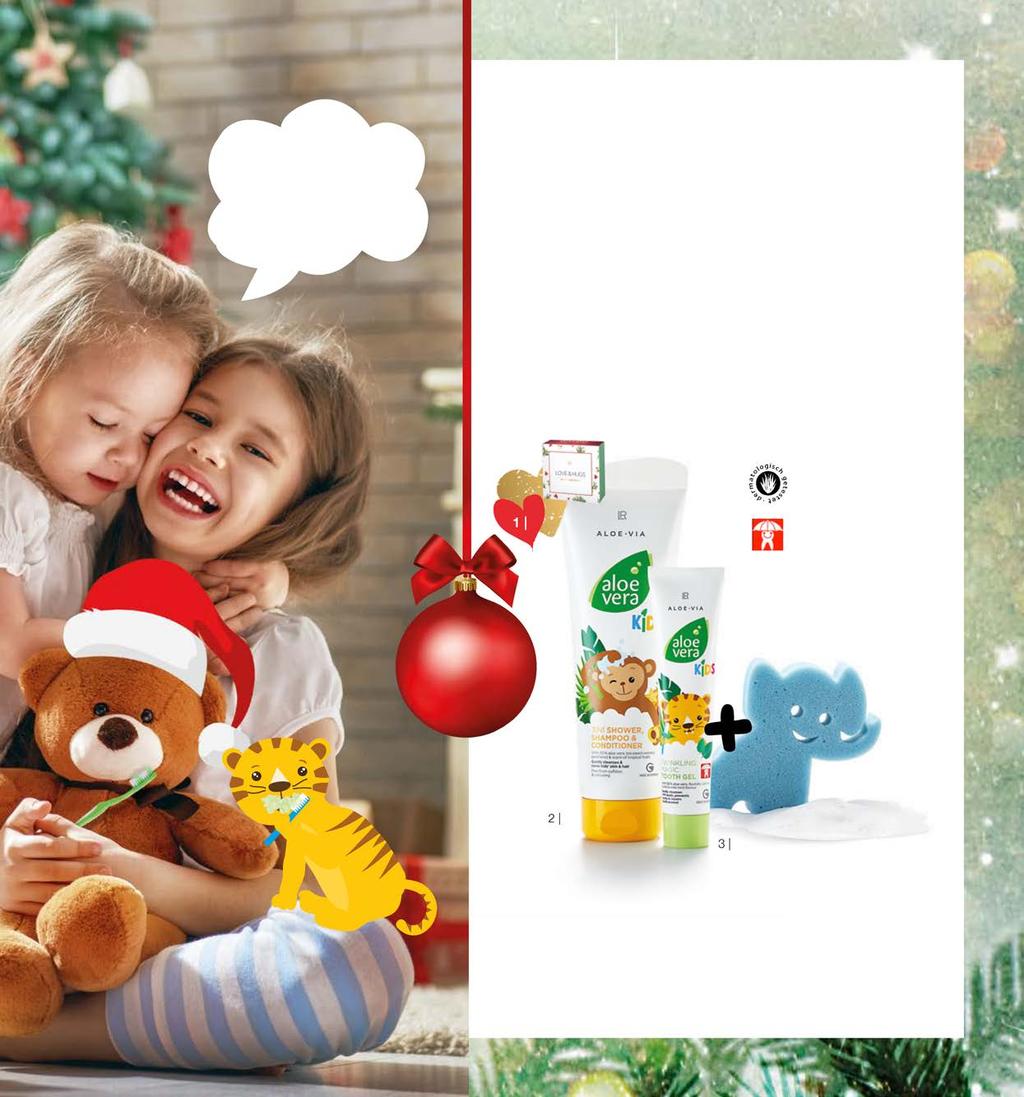Tak bardzo Cię kocham! LR ALOE VIA Aloe Vera Kids PIELĘGNACJA PEŁNA RADOŚCI DLA DZIECI Mali poszukiwacze przygód przygotujcie się na super zabawę z Waszymi ulubionymi zwierzątkami z dżungli!