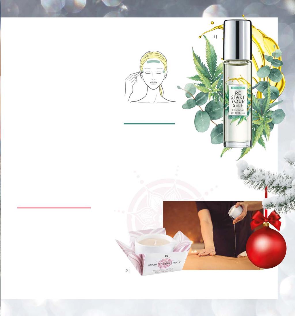 LR LIFETAKT Restart Yourself & świeca do masażu RELAKS I ODPOCZYNEK W ŚWIĄTECZNE DNI Święta to piękny czas, a jednak natłok przedświątecznych obowiązków często nas przerasta.