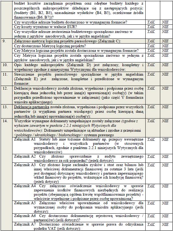 KROK 1: SESJA OTWARCIA ORAZ OCENA ADMINISTRACYJNA I WERYFIKACJA KWALIFIKOWALNOŚCI (3)