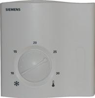 systemowe G Faza, 24V AC 4. Termostat pomieszczeniowy Termostat pomieszczeniowy (on-off) TP umożliwia ustawienie pokrętłem nastawy wymaganej temperatury w pomieszczeniu w zakresie 8.