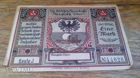 Banknot Zastępczy Neusalz Oder