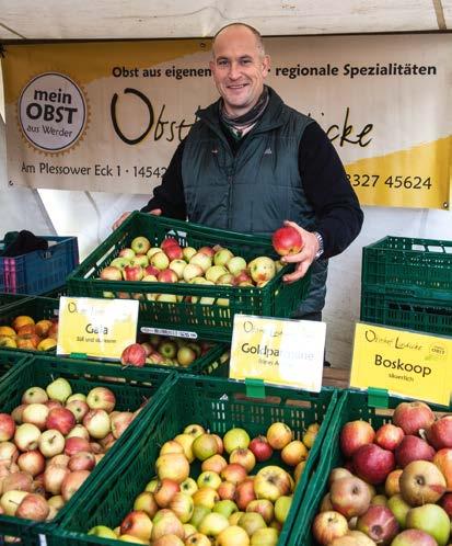 Chodzi tu nie tylko o odmiany Elstar czy Boskoop, ale także o rzadkie odmiany jabłek, które trudno jest kupić gdzie indziej.