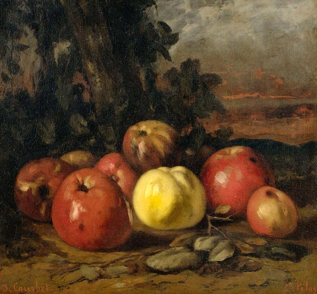 Martwa natura z jabłkami, Gustave