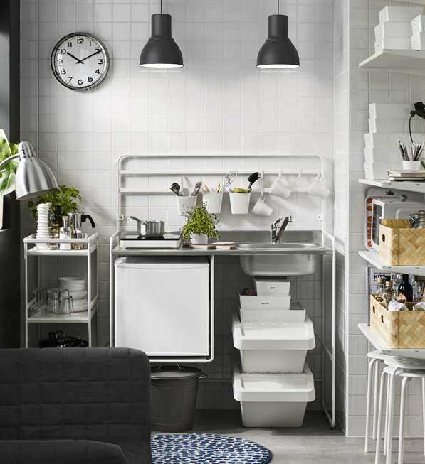 KUCHNIE IKEA Kuchnia KNOXHULT Kuchnia KNOXHULT składa się z gotowych modułów, które możesz zestawić ze sobą według swoich potrzeb.