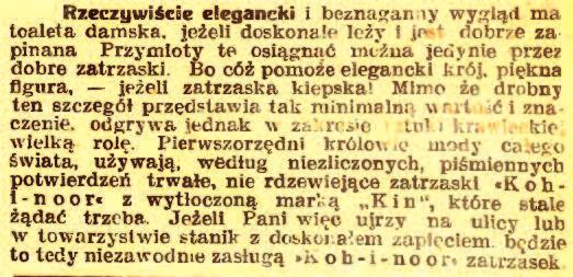 Satyryczny felieton B. Liczberskiej jest smakowitą w formie i treści kontynuacją dyskusji o stroju chórzystów. A któż lepiej zna się na strojach, jak nie szanowne Panie.