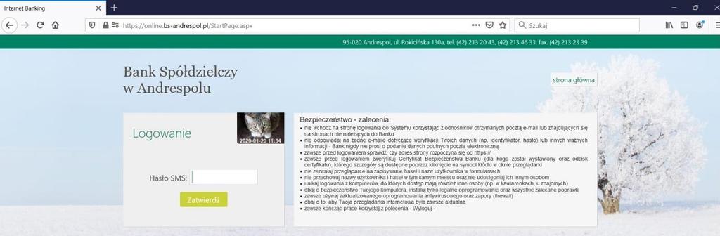 Bank Spółdzielczy W Andrespolu Instrukcja Zdalnego Odblokowania Dostępu Do Usługi Internet Banking - Pdf Darmowe Pobieranie