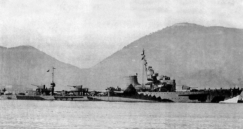 Tekst Ascari po wejściu na minę 24 marca 1943 roku, godzina 08:00. Ascari w kamuflażu, 1941 rok. konwój eskortowany wspólnie z Oriani stał celem intensywnego nalotu.