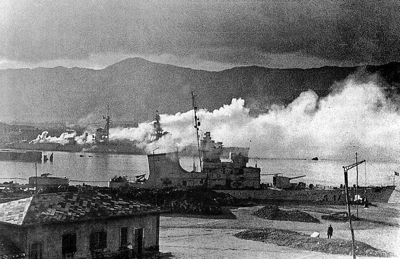 11:15 znajdujący się 40 Mm na północ od Bizerty i poruszający się z prędkością 13 węzłów konwój został zaatakowany przez brytyjski okręt podwodny Splendid.