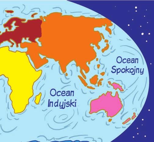 Największym kontynentem na Ziemi jest, a najmniejszym. Ocean oddziela Europę i Afrykę od Ameryki Północnej i Południowej. 2.