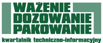 WAŻENIE DOZOWANIE PAKOWANIE kwartalnik techniczno-informacyjny ul. Środkowa 5 47-400 Racibórz tel. 32 755 18 47 fax 32 755 18 47 e-mail: redakcja.wdp@drukart.pl www.wdp.com.