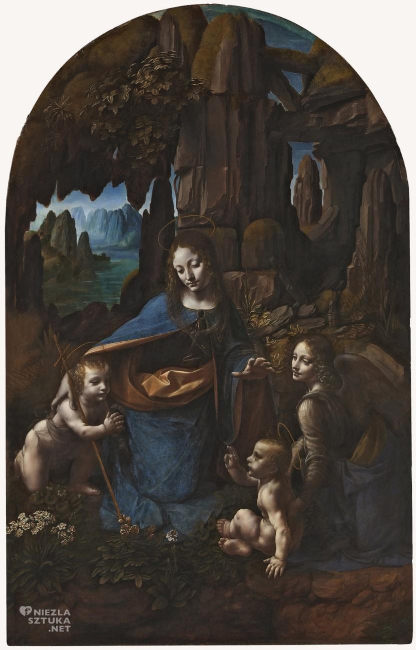 Leonardo da Vinci Madonna wśród skał,