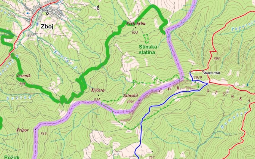 Można więc wykorzystać mapę turystyczną Słowacji online ze strony http://mapy.hiking.sk/ 9.