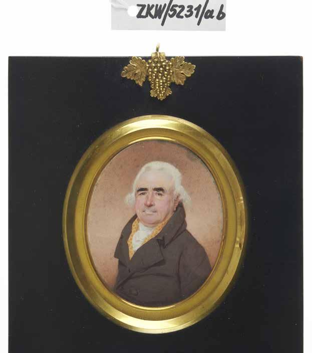 Jagger Charles JAGGER Bath 1770 1827 Bath Malarz i miniaturzysta pracujący wyłącznie w rodzinnym Bath; uważany za ucznia Thomasa Hargreavesa. 40 Starszy mężczyzna, 1800 nr inw.