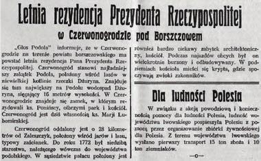 24 Z pamiętnika przewodnika Czerwonogród miasto, które zniknęło i jego rodzynki Blisko dziesięć lat wstecz o mieście Czerwonogrodzie, które znikło (nazwa pochodzi od koloru gruntu), wiedzieli chyba