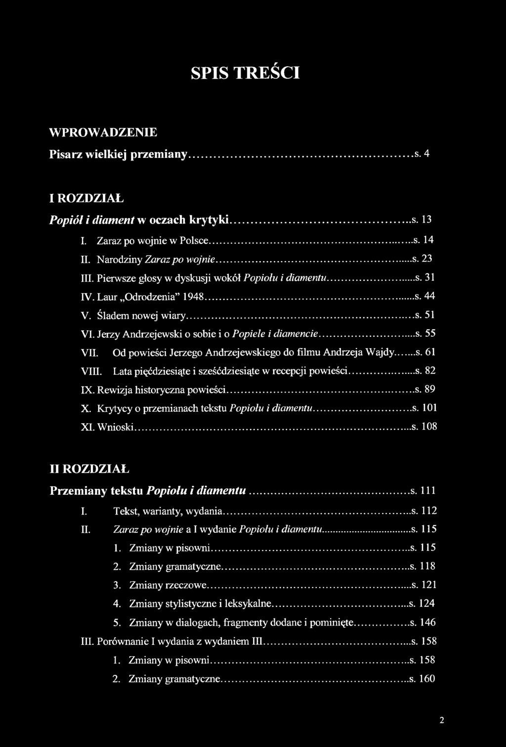 Title: Popiół i diament Jerzego Andrzejewskiego: recepcja-tekst-gatunek -  PDF Free Download