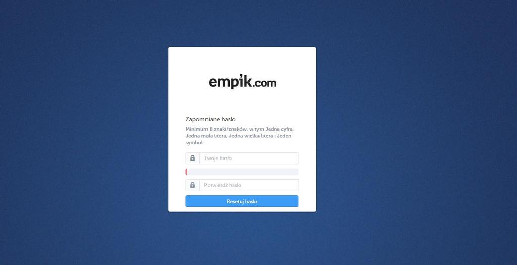1. Logowanie do panelu empik marketplace 1.1. Pierwsze logowanie do panelu Po rejestracji w formularzu zgłoszeniowym do usługi empik marketplace i pozytywnej weryfikacji otrzymasz mail powitalny z