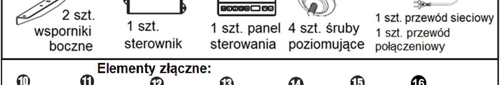 3. LISTA ELEMENTÓW Przed pozbyciem się kartonu lub innego opakowania,