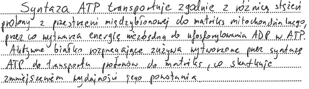 Przykład 3. Innym błędem często występującym w rozwiązaniach tego zadania, a także zadania następnego z tej wiązki (zadanie 4.2.