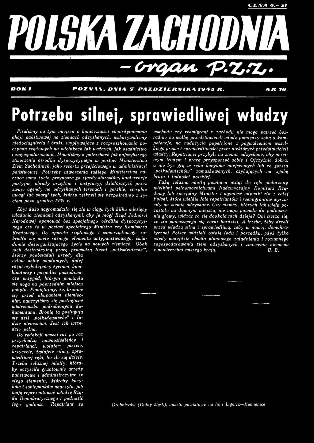 Muska Z M M Im C Rvtyc U P Z S Z Potrzeba Silnej Sprawiedliwej Wladzy Cc L L 4 Xt Roki 1 0 111 Dnia 7 Pazdziernika 1945 R Pdf Free Download