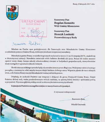 17) Wśród wyróżnień, które uzyskała gmina w 2017 roku warto wymienić tytuł Lider współpracy Edukacyjnej wyróżnienie wydane przez organizatorów programu certyfikacji Samorządowy Lider Edukacji.