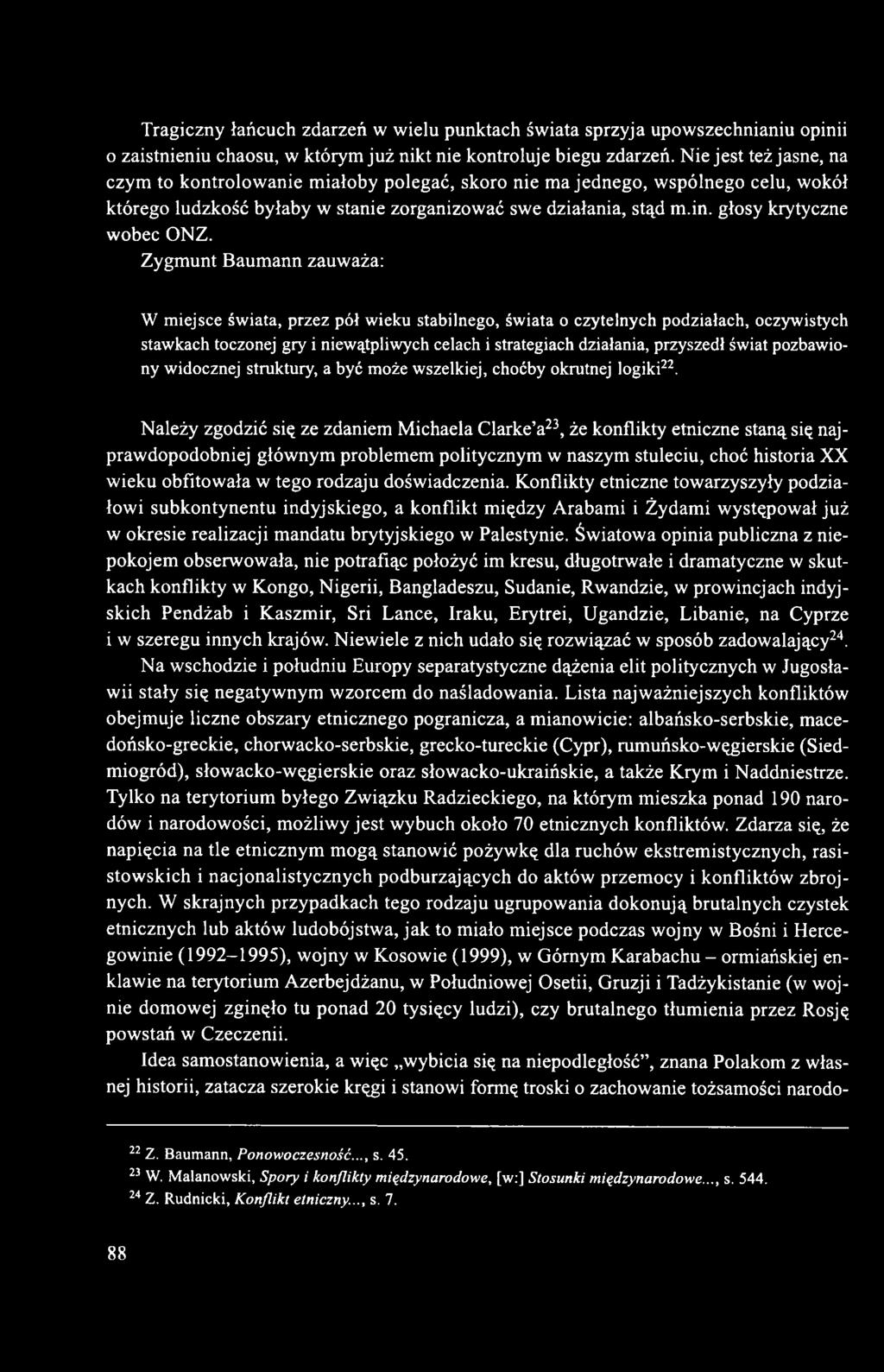 głosy krytyczne wobec ONZ.