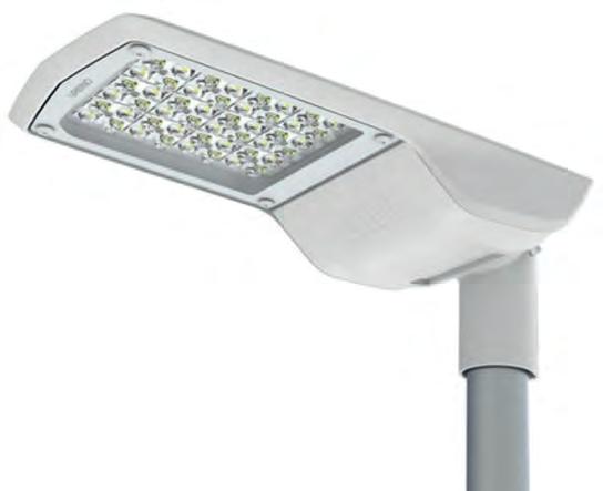 Sterowanie dynamiczne nadążne Fot. 5. Oprawa URBINO LED firmy LUG Light Factory Fot. 5. Street lapm holder type URBINO LED made by company LUG Light Factory Do oświetlenia zastosowano oprawy oświetleniowe typu 130222.