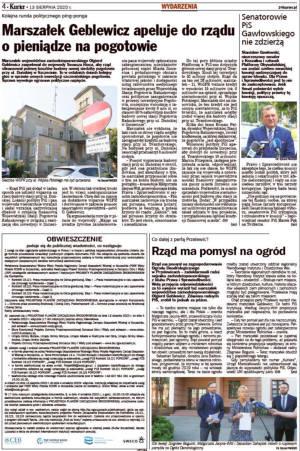Rycina 16 Obwieszenie w Kurierze