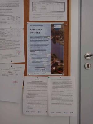 Rycina 18 Plakat informujący o konsultacjach