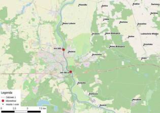 Odcinek 1 zimowego lodołamania Część I Odcinek zlokalizowany jest w województwie lubuskim, w powiecie