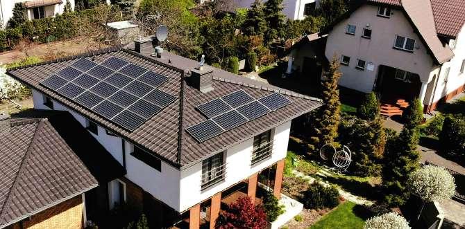 Zastosowano falowniki SOFARSOLAR Instalacja o mocy 4,85 kwp Q CELLS G9 335 Full