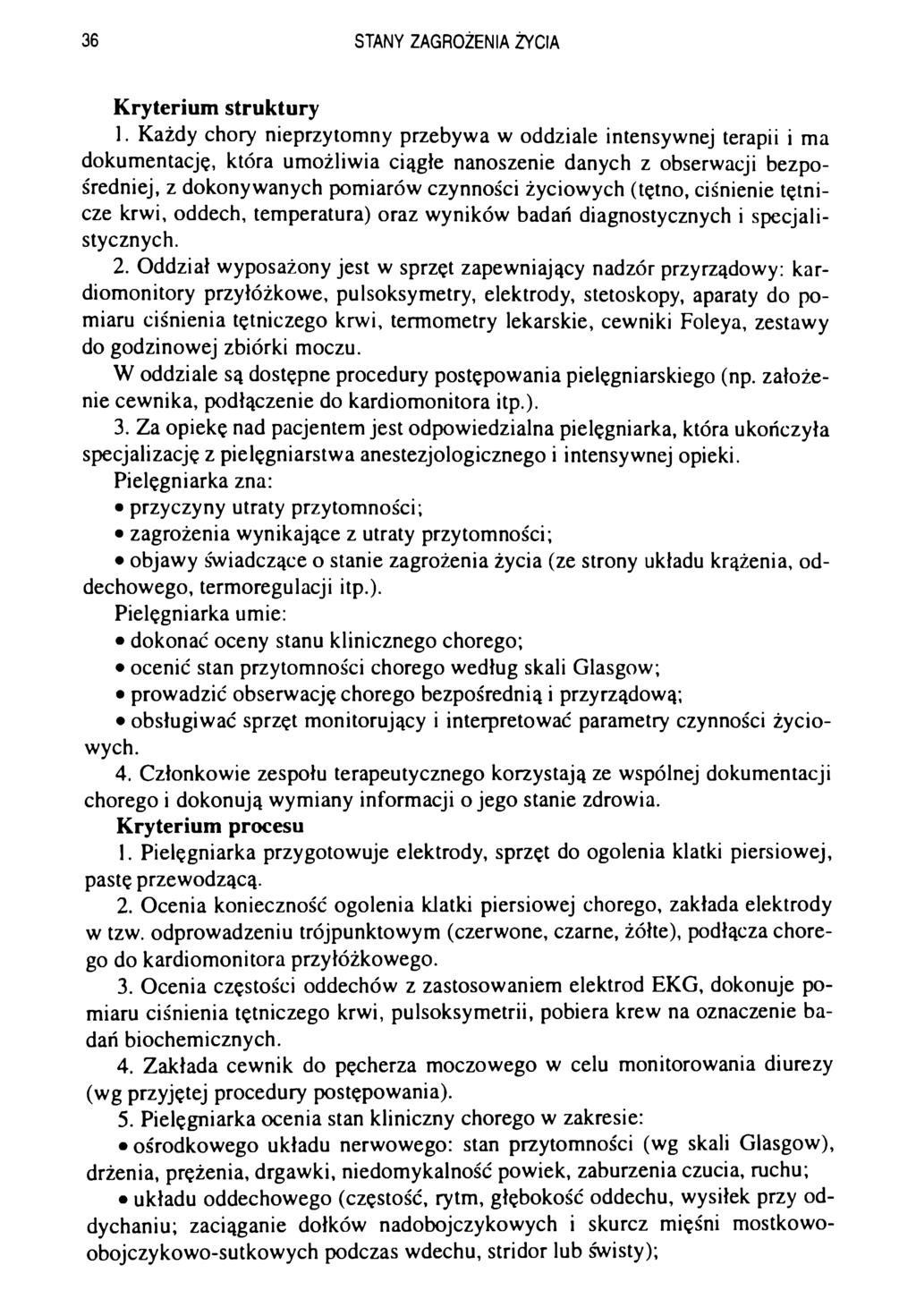 Chorego Nieprzytomnego Z Zachowanym Oddechem I Krążeniem Ułożysz W Pozycji Wprowadzenie. Standard I. Standardy opieki pielęgniarskiej chorego